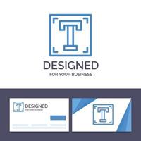 Creative Business Card and Logo template Designer Font Path Program Text Vector Illustration