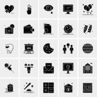 25 Universal Business Icons Vector Creative Icon Illustration to use in web and Mobile Related project