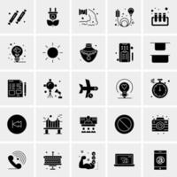 25 Universal Business Icons Vector Creative Icon Illustration to use in web and Mobile Related project