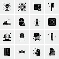 16 Business Universal Icons Vector Creative Icon Illustration to use in web and Mobile Related project