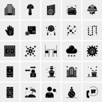 25 Universal Business Icons Vector Creative Icon Illustration to use in web and Mobile Related project