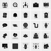 25 iconos de negocios universales vector ilustración de icono creativo para usar en proyectos relacionados con la web y dispositivos móviles