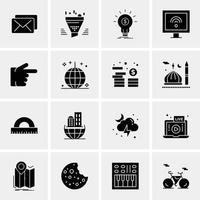 16 Business Universal Icons Vector Creative Icon Illustration to use in web and Mobile Related project