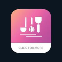 Cutlery Hotel Service Travel Mobile App Icon Design vector