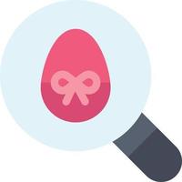Search Egg Easter Holiday  Flat Color Icon Vector icon banner Template