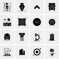 16 Business Universal Icons Vector Creative Icon Illustration to use in web and Mobile Related project