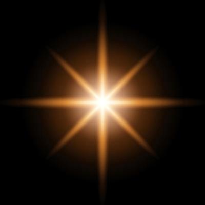 Special lens flare light effect. Light effects. Magical explosion with star dust. Yellow energy flash. Vector light stars. Star burst. Vector illustration