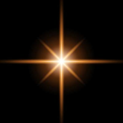 Special lens flare light effect. Light effects. Magical explosion with star dust. Yellow energy flash. Vector light stars. Star burst. Vector illustration
