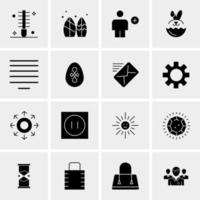 16 Business Universal Icons Vector Creative Icon Illustration to use in web and Mobile Related project