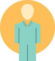 User Id Login Image  Flat Color Icon Vector icon banner Template