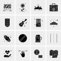 16 Business Universal Icons Vector Creative Icon Illustration to use in web and Mobile Related project