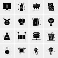 16 Business Universal Icons Vector Creative Icon Illustration to use in web and Mobile Related project