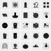 25 iconos de negocios universales vector ilustración de icono creativo para usar en proyectos relacionados con la web y dispositivos móviles