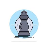 Consumption cost expense lower reduce Flat Color Icon Vector