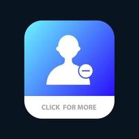 Basic Interface User Mobile App Button Android and IOS Glyph Version vector