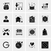 16 Business Universal Icons Vector Creative Icon Illustration to use in web and Mobile Related project