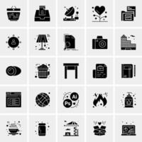 25 Universal Business Icons Vector Creative Icon Illustration to use in web and Mobile Related project