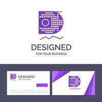 Creative Business Card and Logo template Data Science Data Science Mining Vector Illustration
