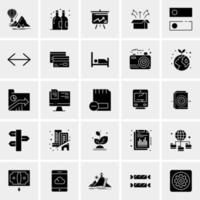 25 Universal Business Icons Vector Creative Icon Illustration to use in web and Mobile Related project