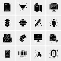 16 Business Universal Icons Vector Creative Icon Illustration to use in web and Mobile Related project