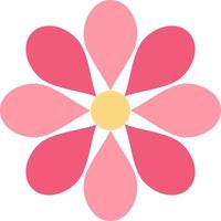 Flower Decoration Easter Flower Plant  Flat Color Icon Vector icon banner Template