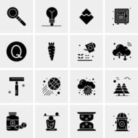 16 Business Universal Icons Vector Creative Icon Illustration to use in web and Mobile Related project