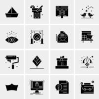 16 Business Universal Icons Vector Creative Icon Illustration to use in web and Mobile Related project