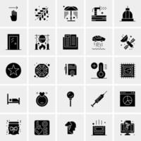 25 Universal Business Icons Vector Creative Icon Illustration to use in web and Mobile Related project