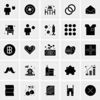 25 Universal Business Icons Vector Creative Icon Illustration to use in web and Mobile Related project