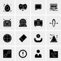 16 Business Universal Icons Vector Creative Icon Illustration to use in web and Mobile Related project