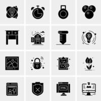 16 Business Universal Icons Vector Creative Icon Illustration to use in web and Mobile Related project