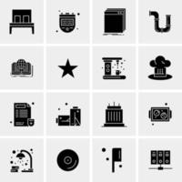 16 Business Universal Icons Vector Creative Icon Illustration to use in web and Mobile Related project