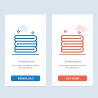 Clean Cleaning Towel  Blue and Red Download and Buy Now web Widget Card Template vector