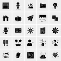 25 Universal Business Icons Vector Creative Icon Illustration to use in web and Mobile Related project