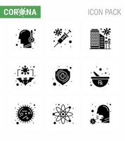 COVID19 corona virus contamination prevention Blue icon 25 pack such as flu carrier building bat safety viral coronavirus 2019nov disease Vector Design Elements