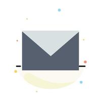 Sms Massage Mail Sand Abstract Flat Color Icon Template vector