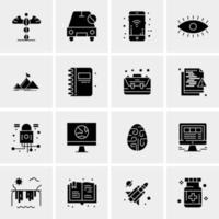 16 Business Universal Icons Vector Creative Icon Illustration to use in web and Mobile Related project