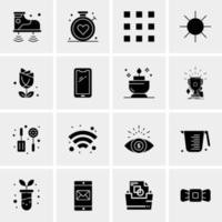 16 Business Universal Icons Vector Creative Icon Illustration to use in web and Mobile Related project