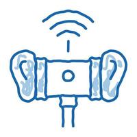 3dio Binaural Microphone Icon Vector Illustration