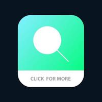 Search Research Basic Ui Mobile App Button Android and IOS Glyph Version vector