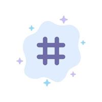 siga la etiqueta hash tweet twitter icono azul en el fondo abstracto de la nube vector