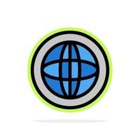 Center Communication Global Help Support Abstract Circle Background Flat color Icon vector