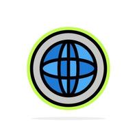 Center Communication Global Help Support Abstract Circle Background Flat color Icon vector