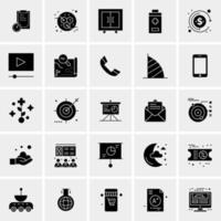 25 Universal Business Icons Vector Creative Icon Illustration to use in web and Mobile Related project