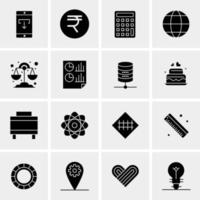 16 Business Universal Icons Vector Creative Icon Illustration to use in web and Mobile Related project