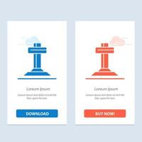 Christianity cross easter  Blue and Red Download and Buy Now web Widget Card Template vector