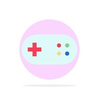 Aid Band Bandage Plus Abstract Circle Background Flat color Icon vector