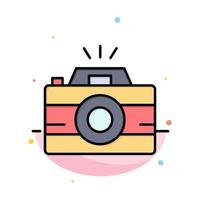 Camera Image Photo Photography Abstract Flat Color Icon Template vector