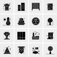 16 Business Universal Icons Vector Creative Icon Illustration to use in web and Mobile Related project