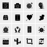 16 Business Universal Icons Vector Creative Icon Illustration to use in web and Mobile Related project